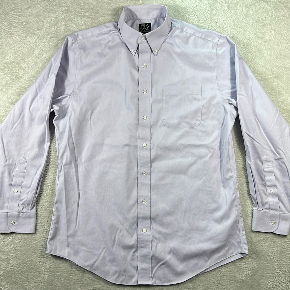 Jos. A. Bank Travelers Collection Long Sleeve Button Down Shirt Mens 16.…